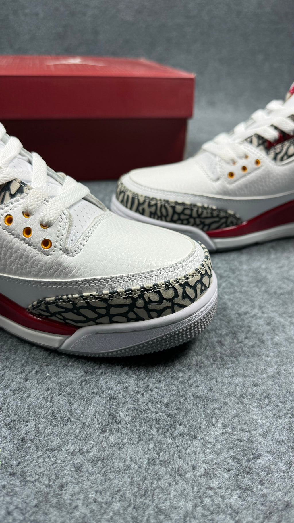 Jordan 3 Retro Cardinal Red (1:1 Mirror Grade)