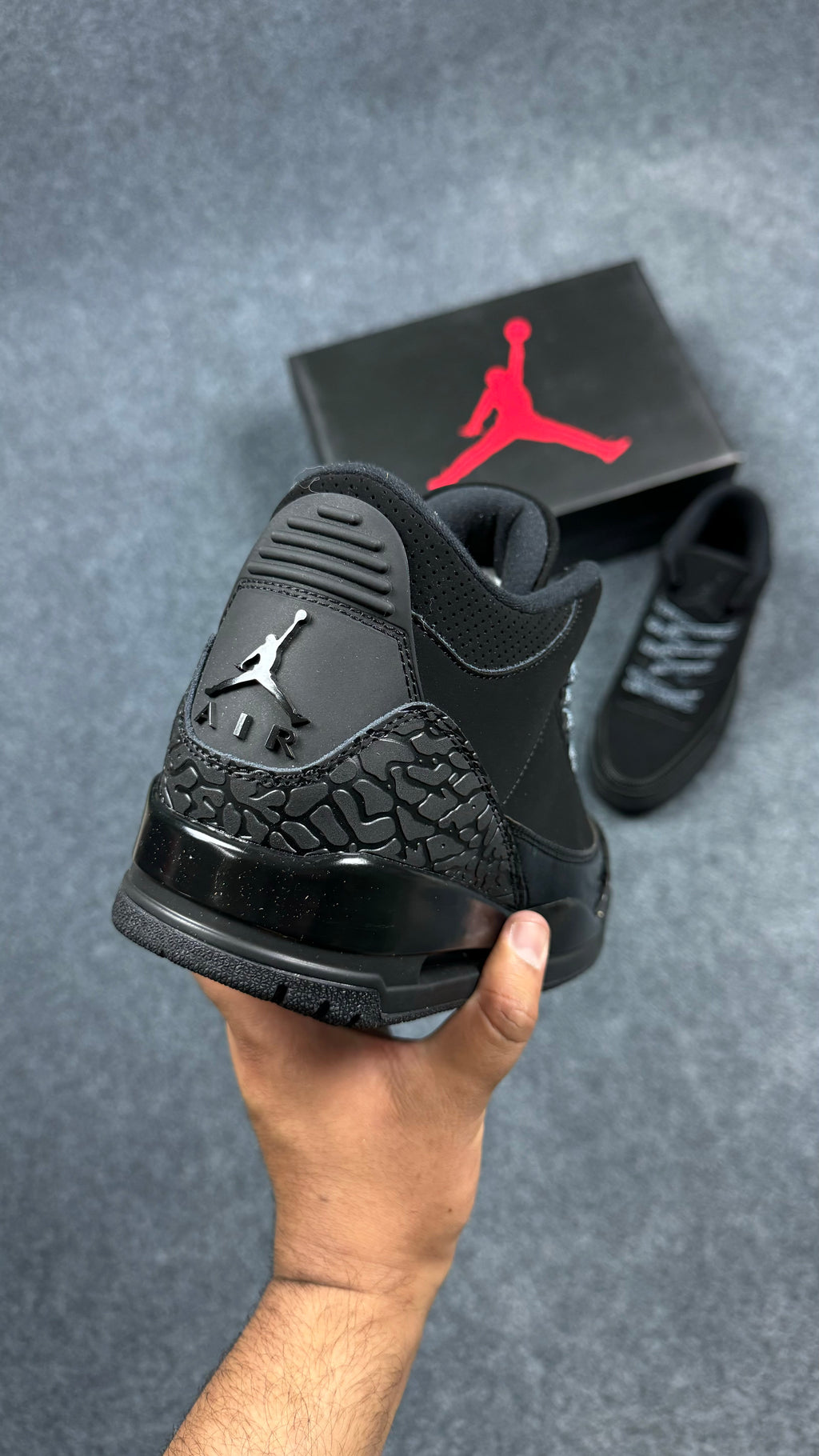 Jordan 3 Retro Black Cat (1:1 Mirror Grade)