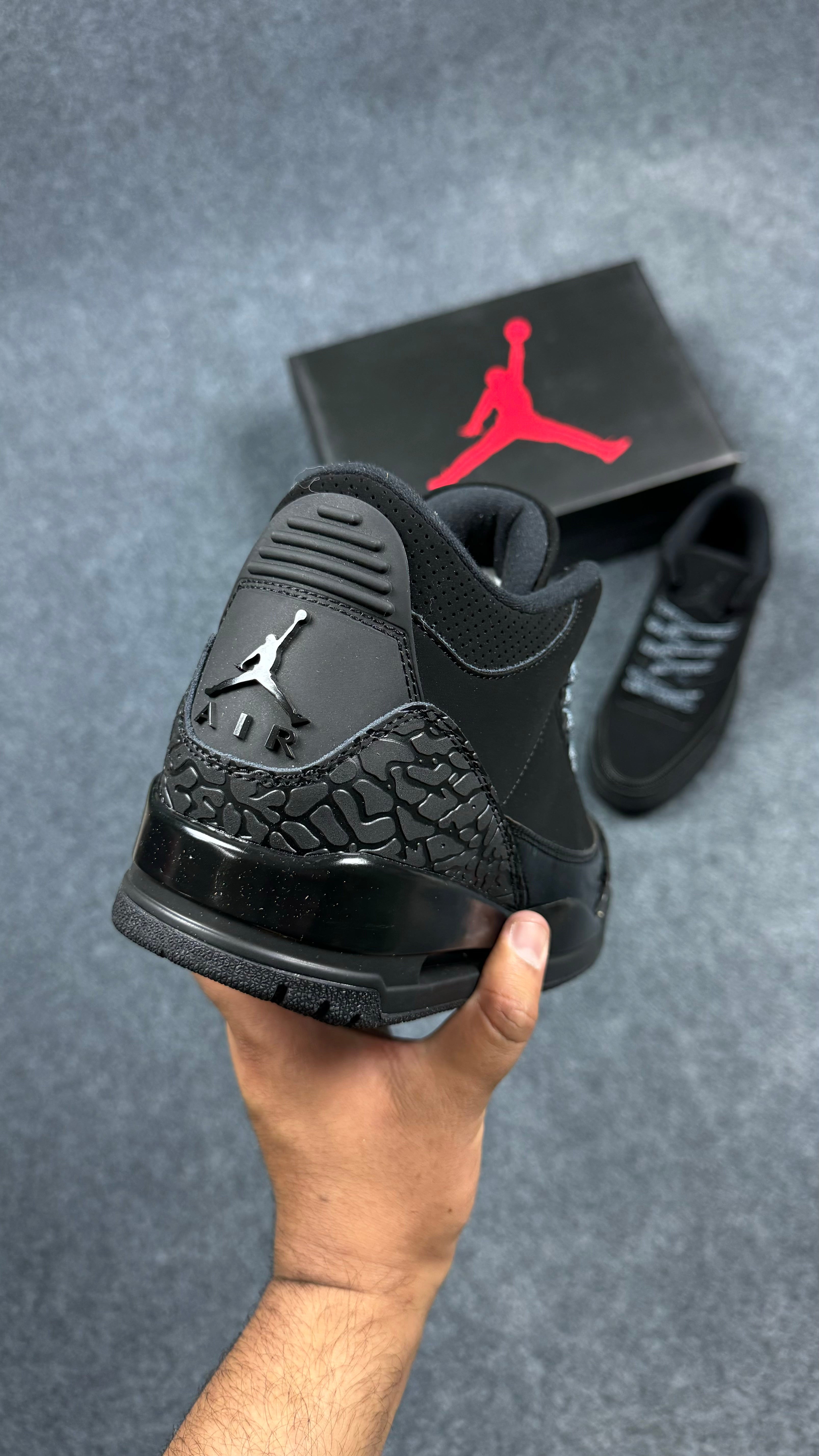 Jordan 3 Retro Black Cat (1:1 Mirror Grade)