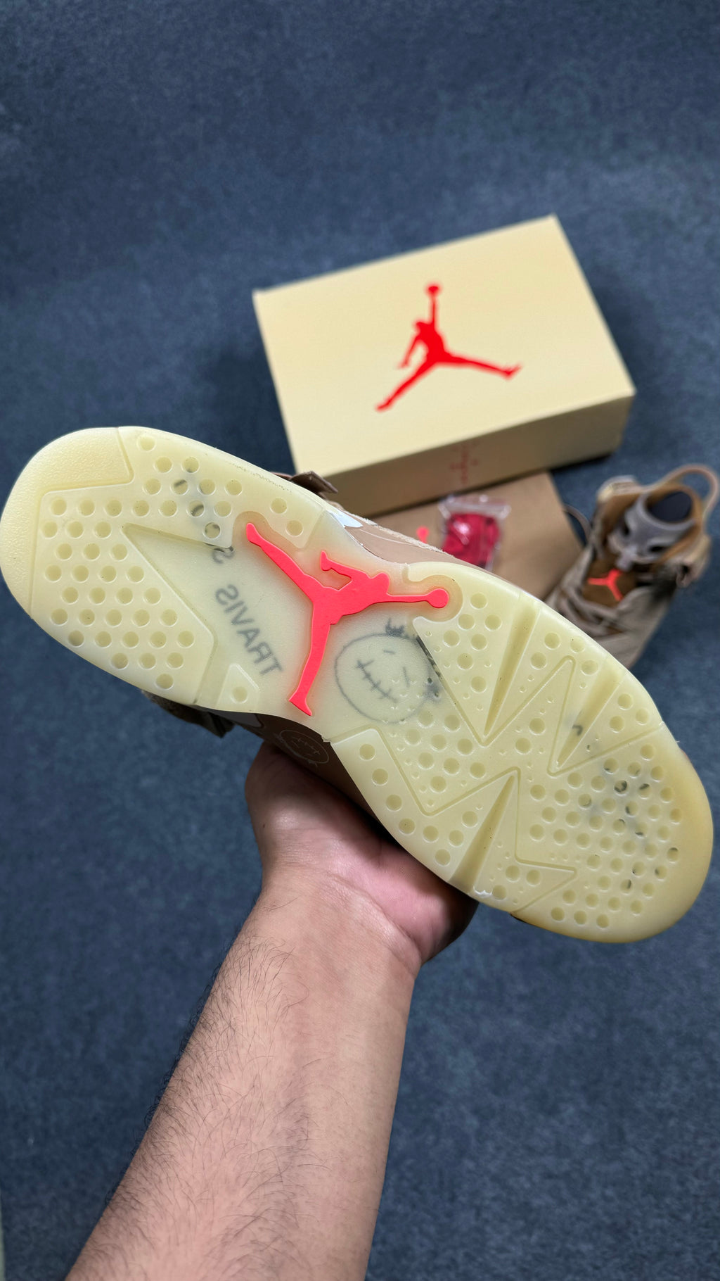 Jordan 6 Retro Travis Scott British Khaki (1:1 Mirror Grade)