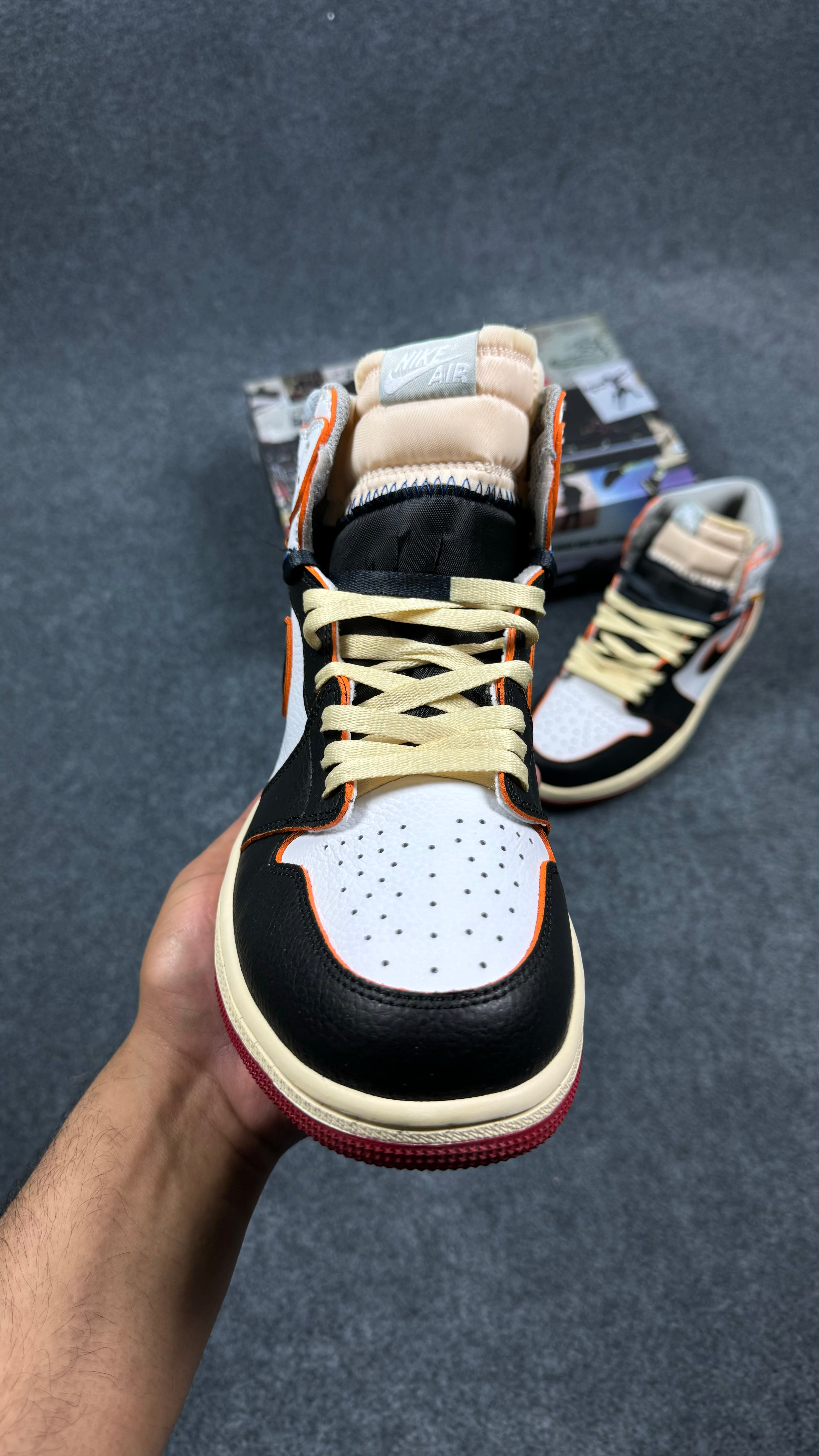 Jordan 1 Retro High Union Los Angeles Black Toe (1:1 Mirror Grade)