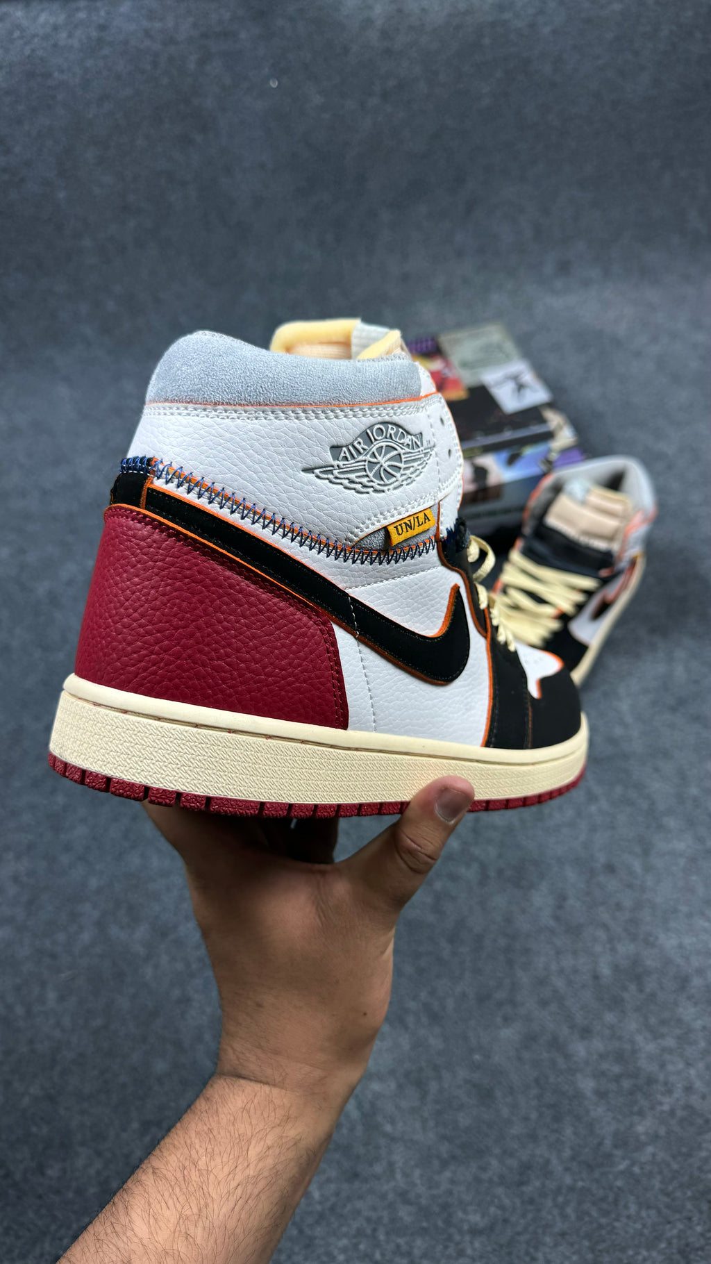 Jordan 1 Retro High Union Los Angeles Black Toe (1:1 Mirror Grade)