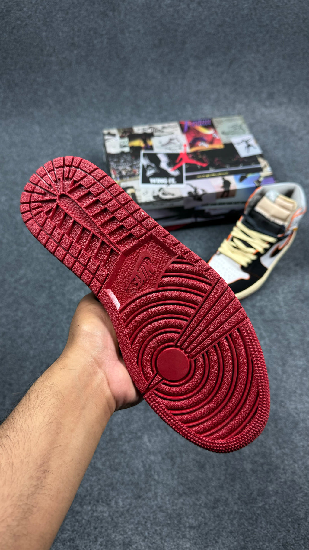 Jordan 1 Retro High Union Los Angeles Black Toe (1:1 Mirror Grade)