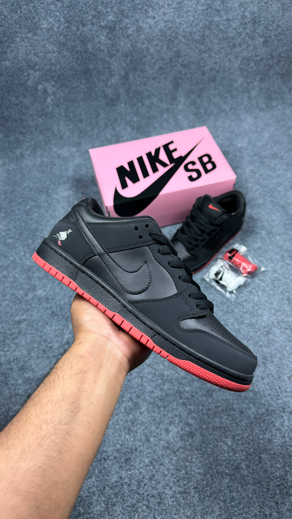 Nike SB Dunk Low Black Pigeon (1:1 Mirror Grade)