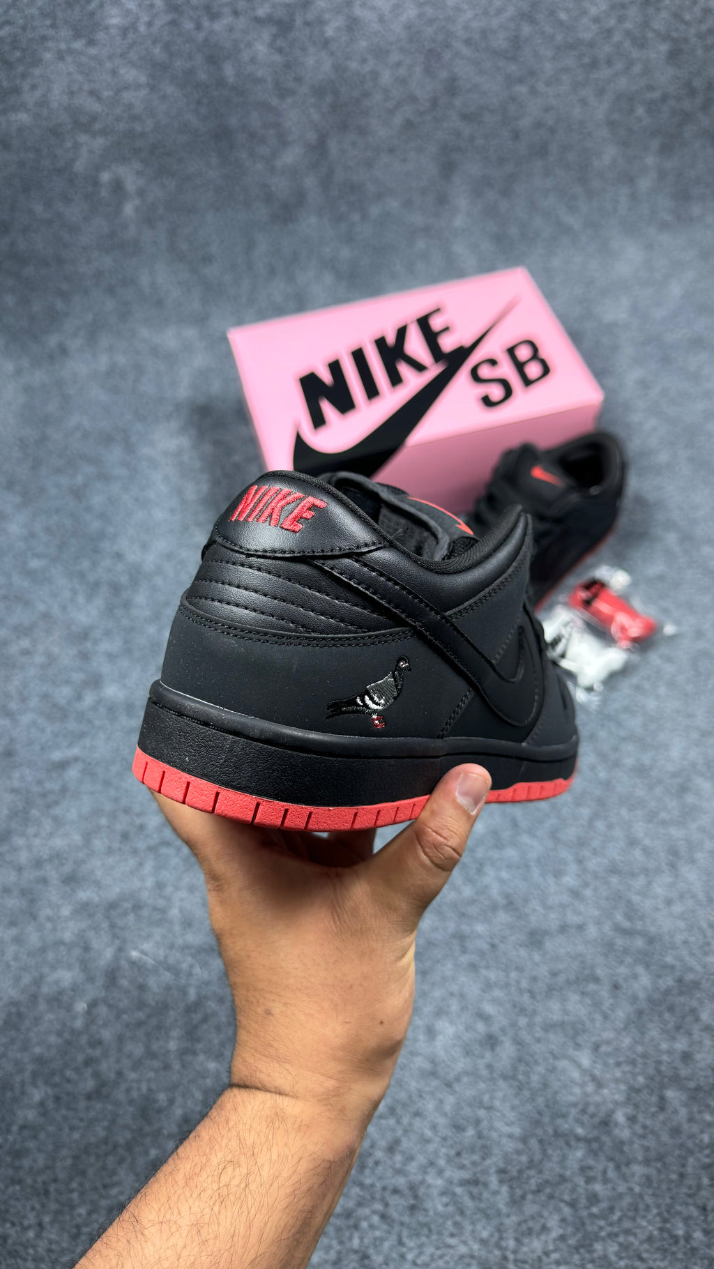 Nike SB Dunk Low Black Pigeon (1:1 Mirror Grade)