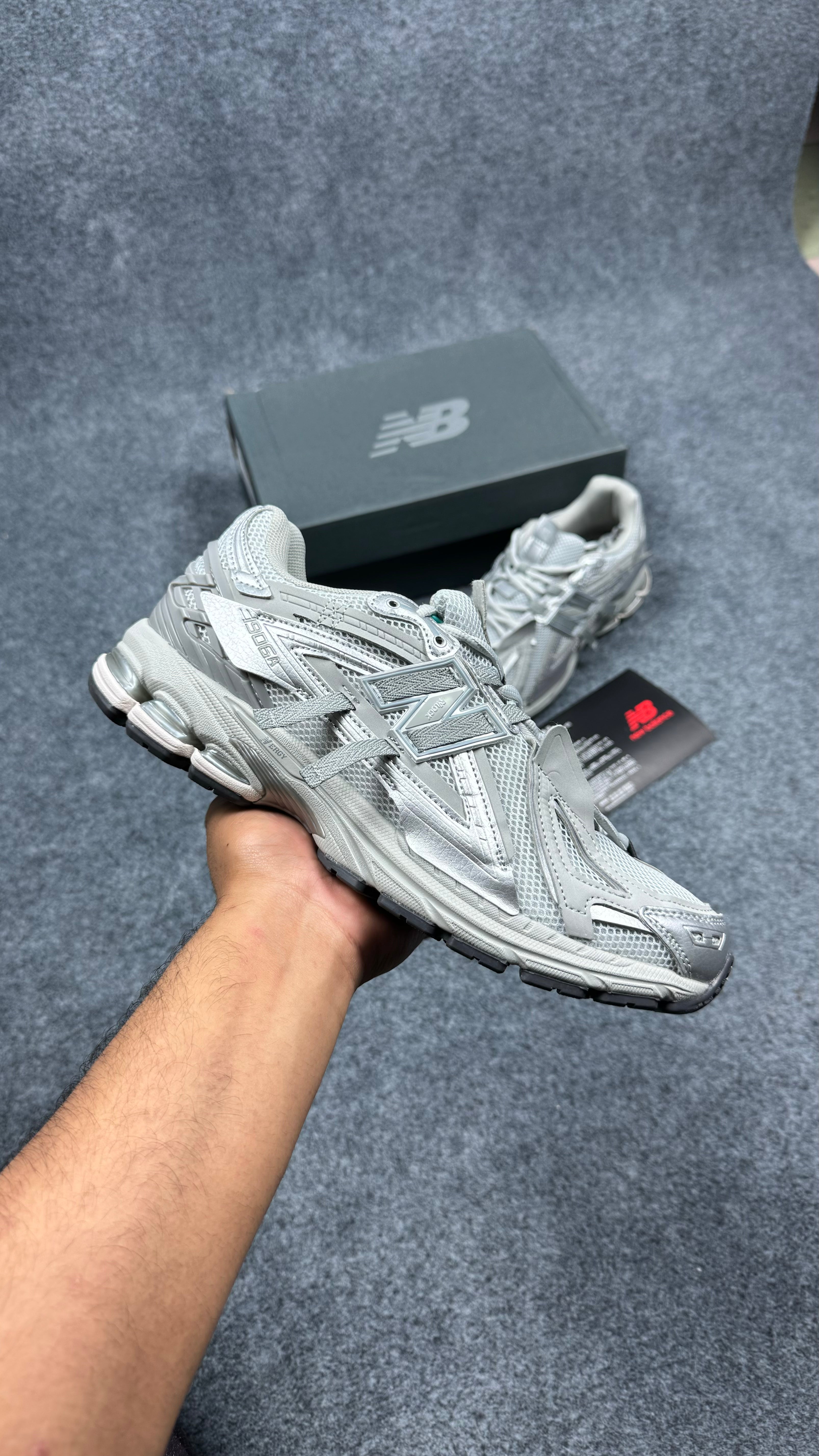 New Balance 1906A Concrete Silver Metallic (1:1 Mirror Grade)