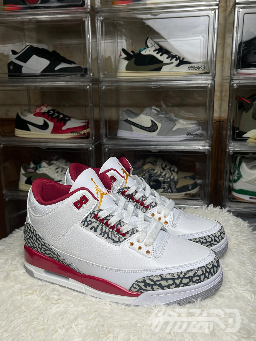 Jordan 3 Retro Cardinal Red (1:1 Mirror Grade)